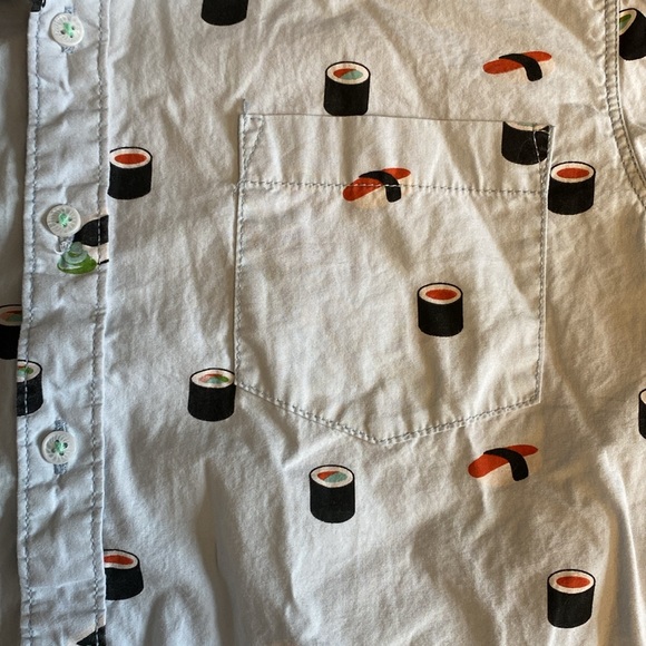 Men’s button down sushi shirt - Picture 3 of 3